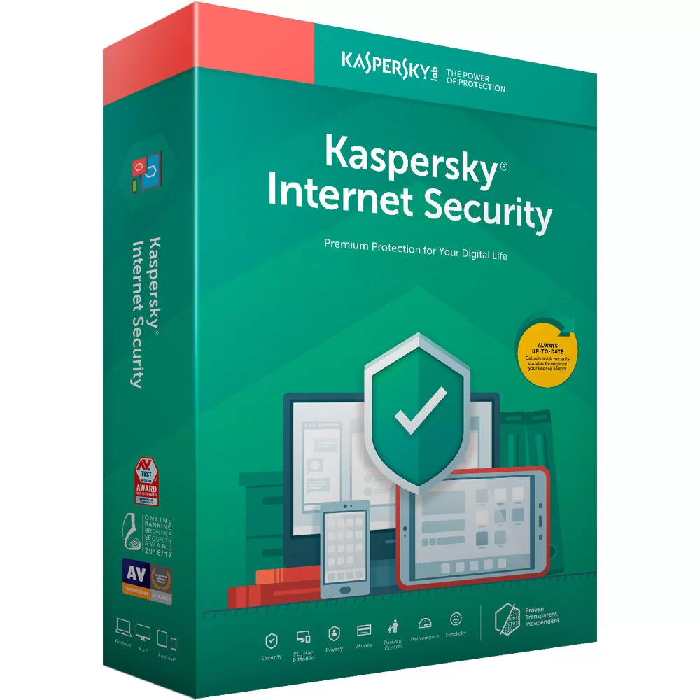 KASPERSKY INTERNET SECURITY- Antivirus  for 3 User