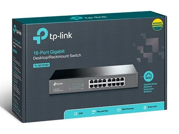 TP-Link 16-Port 10/100Mbps Desktop Switch TL-SF1008D