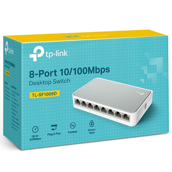 TP-Link 8-Port 10/100Mbps Desktop Switch TL-SF1008D